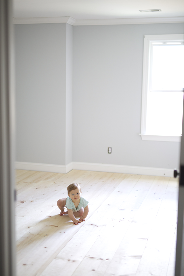 Farmhouse Progress: The Girls' Room Wood Floors Are In! - Marshalls Abroad